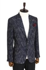 Slim-Fit-Patterned-Sport-Navy-Blue-Men-Blazer-Wessi-3