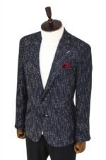 Slim-Fit-Patterned-Sport-Navy-Blue-Men-Blazer-Wessi-4