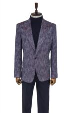 Slim-Fit-Patterned-Sport-Purple-Men-Blazer-Wessi-2