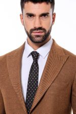Slim-Fit-Patterned-Tawny-Men-Blazer-Wessi-1