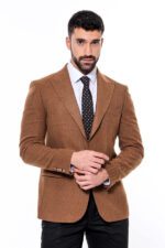 Slim-Fit-Patterned-Tawny-Men-Blazer-Wessi-2