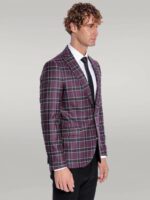 Slim-Fit-Peak-Lapel-Purple-Men-Blazer-Wessi-4