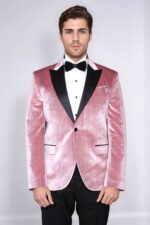Slim-Fit-Peak-Lapel-Velvet-Pink-Men-Tuxedo-Jacket-Wessi-1