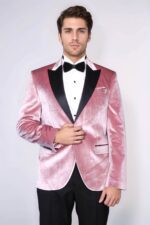 Slim-Fit-Peak-Lapel-Velvet-Pink-Men-Tuxedo-Jacket-Wessi-3