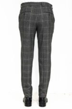 Slim-Fit-Plaid-Anthracite-Men-Pants-Wessi-4