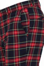 Slim-Fit-Plaid-Men-Navy-Blue-Pants-Wessi-1