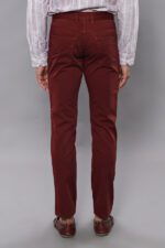 Slim-Fit-Plain-5-Pockets-Burgundy-Men-Pants-Wessi-4