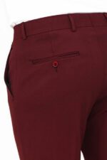 Slim-Fit-Plain-Burgundy-Men-Pants-Wessi-3