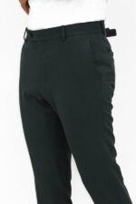 Slim-Fit-Plain-Dark-Green-Men-Pants-Wessi-1