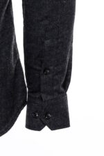 Slim-Fit-Plain-Dark-Grey-Men-Lumberjack-Shirt-Wessi-3