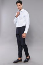 Slim-Fit-Plain-Navy-Blue-Men-Trousers-Wessi-1