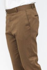 Slim-Fit-Plain-Tan-Men-Pants-Wessi-3