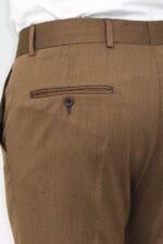 Slim-Fit-Plain-Tan-Men-Pants-Wessi-4