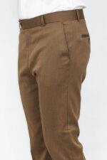 Slim-Fit-Plain-Tan-Men-Pants-Wessi-5