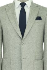 Slim-Fit-Plain-Wide-Lapel-Grey-Men-Wool-Blazer-Wessi-1