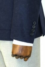 Slim-Fit-Plain-Wide-Lapel-Navy-Blue-Men-Wool-Blazer-Wessi-5