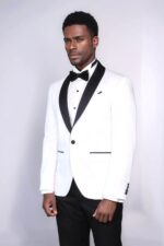 Slim-Fit-Shawl-Lapel-White-Men-Shiny-Blazer-Wessi-2