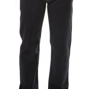 Slim Fit Straight Cut Washed Anthracite Men Trousers