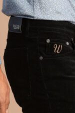 Slim-Fit-Velvet-Black-Men-Trousers-Wessi-1