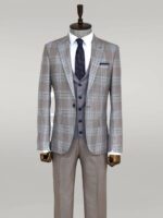 Slim-Fit-Vested-Light-Brown-Men-Suit-Wessi-2