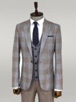 Slim-Fit-Vested-Light-Brown-Men-Suit-Wessi-3