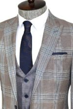 Slim-Fit-Vested-Light-Brown-Men-Suit-Wessi-4