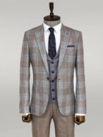 Slim-Fit-Vested-Light-Brown-Men-Suit-Wessi-5