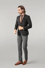 Slimfit-Plaid-Wool-Blazer-Wessi-1