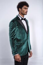 Sparkle-Slim-Fit-Velvet-Green-Men-Party-Tuxedo-Blazer-Wessi-2