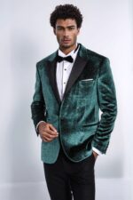 Sparkle-Slim-Fit-Velvet-Green-Men-Party-Tuxedo-Blazer-Wessi-3