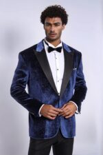 Sparkle-Slim-Fit-Velvet-Navy-Blue-Men-Wedding-Tuxedo-Blazer-Wessi-3