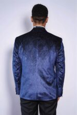 Sparkling-Dotted-Peak-Lapel-Mens-Navy-Blue-Tuxedo-Jacket-Wessi-4