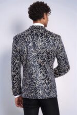 Sparkling-Ivy-Patterned-Slim-Fit-Navy-Blue-Men-Tuxedo-Jacket-Wessi-5