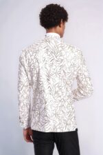Sparkling-Ivy-Patterned-Slim-Fit-White-Men-Wedding-Groom-Blazer-Wessi-5
