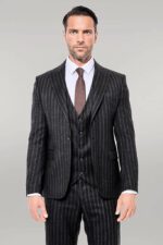 Striped-Black-Slim-Fit-Vested-Mens-Suit-Wessi-4