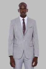 Striped-Blazer-Plain-Pants-Grey-Men-Suit-Wessi-4
