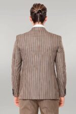 Striped-Blazer-Plain-Pants-Light-Brown-Men-Suit-Wessi-3
