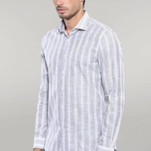 Striped Blue Men's Shirt | Wessi