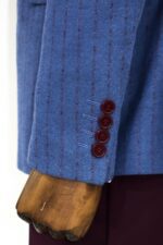 Striped-Double-Breasted-Blue-Men-Blazer-Wessi-3