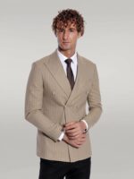 Striped-Double-Breasted-Cream-Men-Blazer-Wessi-5