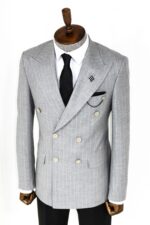 Striped-Double-Breasted-Grey-Men-Blazer-Wessi-6