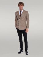 Striped-Double-Breasted-Light-Brown-Men-Blazer-Wessi-2