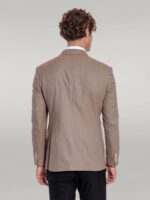 Striped-Double-Breasted-Light-Brown-Men-Blazer-Wessi-5