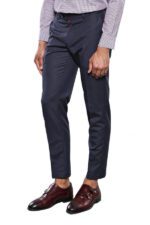 Striped Navy Blue Men Trousers