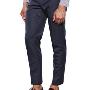 Striped Navy Blue Men Trousers - Wessi