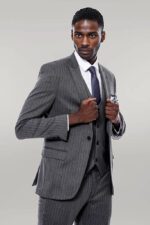 Striped-Navy-Blue-Vested-Suit-Wessi-4
