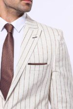 Striped-Peak-Lapel-Beige-Sport-Jacket-Wessi-1