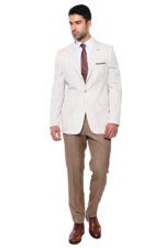 Striped-Peak-Lapel-Beige-Sport-Jacket-Wessi-2