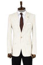 Striped-Peak-Lapel-Beige-Sport-Jacket-Wessi-6