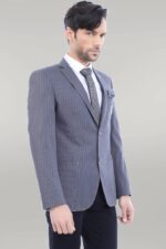 Striped-Single-Slit-Crested-Bag-Pocket-Grey-Jacket-Wessi-1